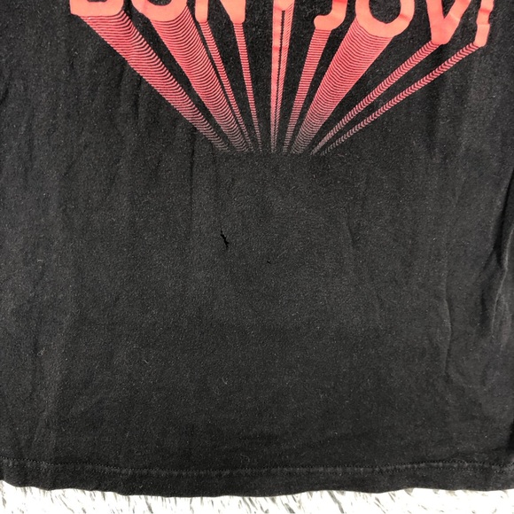 Bon Jovi Tshirt Mens Medium This House Is Not Tour Concert Black 80s Rock Music - Picture 3 of 10